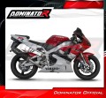 exhaust muffler DOMINATOR homologated road legal HP6 BLACK fits the motorcycle Yamaha YZF R1 1000 RN04 2000   2001 5