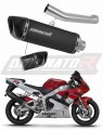 exhaust muffler DOMINATOR homologated road legal HP6 BLACK fits the motorcycle Yamaha YZF R1 1000 RN01 1998   1999