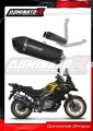 DOMINATOR HP7 FEKETE kipufogó hangtompító Suzuki DL 650 V-Strom 2017 - 2025 motorkerékpárhoz 2