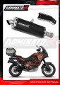 DOMINATOR P7 FEKETE kipufogó dob, amely illeszkedik a KTM 1290 SUPER Adventure S / R 2015 - 2020 motorkerékpárhoz 2