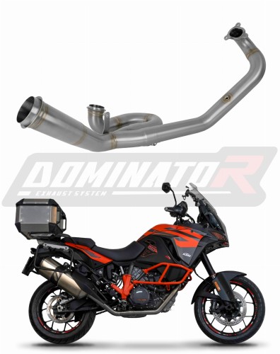 decat mid muffler DOMINATOR Mid Pipe fits to KTM 1190 Adventure / R 2013  2016 6