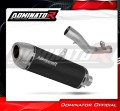 exhaust muffler DOMINATOR S6 BLACK fits the motorcycle Suzuki GSXR 1000 K9 L0 L1 2009   2011