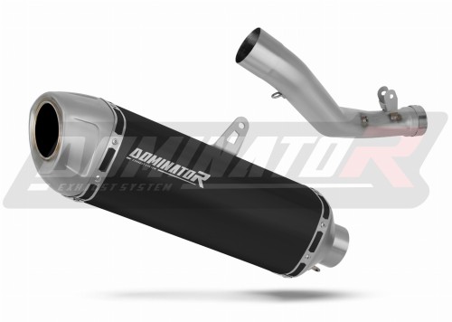 exhaust muffler DOMINATOR S6 BLACK fits the motorcycle Suzuki GSXR 1000 K9 L0 L1 2009   2011 3