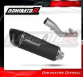 DOMINATOR HP6 FEKETE kipufogó dob, amely illeszkedik a Suzuki GSXR 1000 K9 L0 L1 2009 - 2011 motorkerékpárhoz