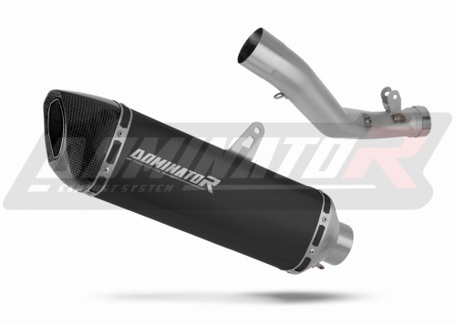 exhaust muffler DOMINATOR HP6 BLACK fits the motorcycle Suzuki GSXR 1000 K9 L0 L1 2009   2011 3