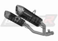 exhaust muffler DOMINATOR S6 BLACK fits to Suzuki GSXR 1000 K9 L0 L1 2009  2011