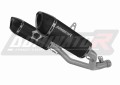 DOMINATOR HP6 FEKETE kipufogó dob Suzuki GSXR 1000 K9 L0 L1 2009 - 2011 motorkerékpárhoz