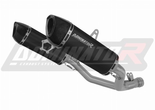 DOMINATOR HP6 FEKETE kipufogó dob Suzuki GSXR 1000 K9 L0 L1 2009 - 2011 motorkerékpárhoz