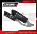 exhaust muffler DOMINATOR HP6 BLACK fits the motorcycle Suzuki GSXR 1000 K9 L0 L1 2009   2011 2