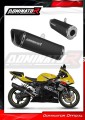 wydech tłumik DOMINATOR HP6 CZARNY pasujący do motocykla Suzuki GSXR 600 K1-K5 2001 - 2005 2