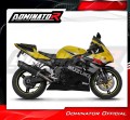 exhaust muffler DOMINATOR HP6 BLACK fits to Suzuki GSXR 600 K1K5 2001  2005 5