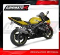DOMINATOR HP6 titán kipufogó dob Suzuki GSXR 600 K1-K5 2001 - 2005 motorkerékpárhoz 3