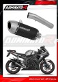 DOMINATOR S6 Shorty FEKETE kipufogó dob, amely illeszkedik a Yamaha YZF R6 2003 - 2005 motorkerékpárhoz 2