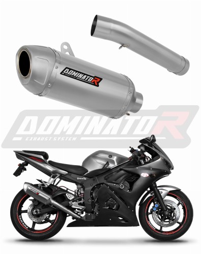 DOMINATOR S6 Shorty kipufogó dob Yamaha YZF R6 2003 - 2005 motorkerékpárhoz 6