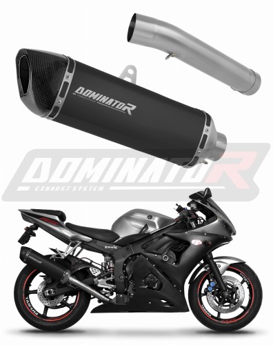 wydech tłumik DOMINATOR HP6 CZARNY pasujący do motocykla Yamaha YZF R6 2003 - 2005