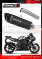 exhaust muffler DOMINATOR HP6 BLACK fits the motorcycle Yamaha YZF R6 2003   2005 2
