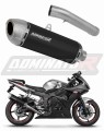 DOMINATOR S6 FEKETE kipufogó dob, amely illeszkedik a Yamaha YZF R6 2003 - 2005 motorkerékpárhoz