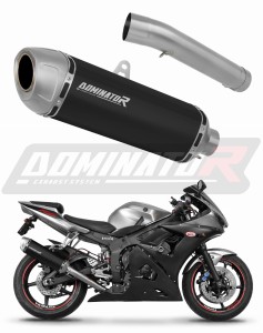 Yamaha YZF R6 2003 - 2005 kipufogó dob S6 BLACK + dB killer