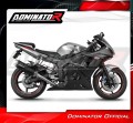 DOMINATOR S6 FEKETE kipufogó dob, amely illeszkedik a Yamaha YZF R6 2003 - 2005 motorkerékpárhoz 5