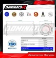 DOMINATOR GP FEKETE kipufogó dob, amely illeszkedik a Yamaha YZF R6 2003 - 2005 motorkerékpárhoz 6