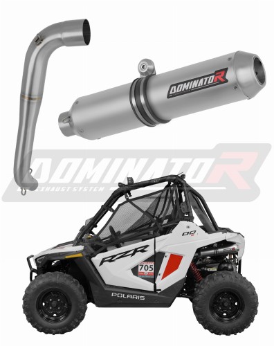 exhaust muffler DOMINATOR MX fits the motorcycle Polaris RZR 200 2022   2025