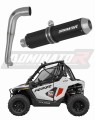 exhaust muffler DOMINATOR MX BLACK fits the motorcycle Polaris RZR 200 2022   2025