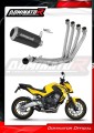 komplett kipufogórendszer DOMINATOR Full System GP FEKETE hangtompítóval Honda motorkerékpárhoz