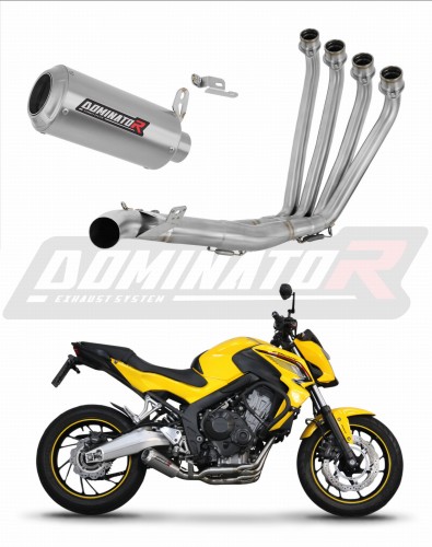 complete exhaust system with muffler DOMINATOR Full System GP fits the motorcycle Honda CBR 650 F 2014   2018 7