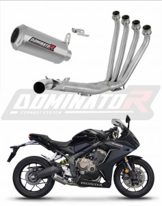 Honda CB 650 R 2019 - 2023 Full system Kipufogó leömlő GP dob + dB killer medium