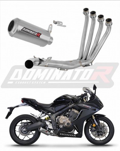 complete exhaust system with muffler DOMINATOR Full System GP fits the