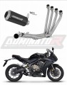 Honda CBR 650 R 2019 - 2023 Teljes rendszer Leömlő kipufogó Dob GP BLACK + dB killer közepes