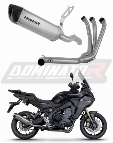 complete exhaust system with muffler DOMINATOR Full System titanium HP6 fits the motorcycle Yamaha Tracer 9 / GT 2025   2026