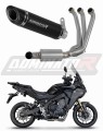 complete exhaust system with muffler DOMINATOR Full System HP8 BLACK EX fits the motorcycle Yamaha Tracer 9 / GT 2025   2026