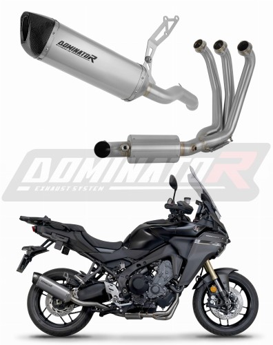 teljes kipufogórendszer DOMINATOR titán HP6 EX dobbal Yamaha Tracer 9 / GT 2025 - 2026 motorkerékpárhoz