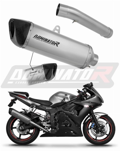 DOMINATOR Homologált Titán HP6 kipufogó dob Yamaha YZF R6 2003 - 2005 motorkerékpárhoz 6