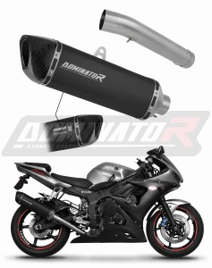Yamaha YZF R6 2003 - 2005 EU Approved Exhaust Silencer Muffler HP6 BLACK + dB killer