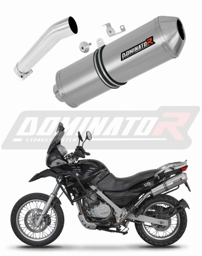 exhaust muffler DOMINATOR OVR fits the motorcycle BMW F650GS 2004   2007