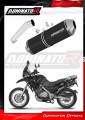 exhaust muffler DOMINATOR OVR BLACK fits the motorcycle BMW F650GS 2004   2007 2