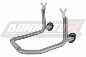 DOMINATOR rozsdamentes acél HÁTSÓ motorkerékpár állvány / emelő