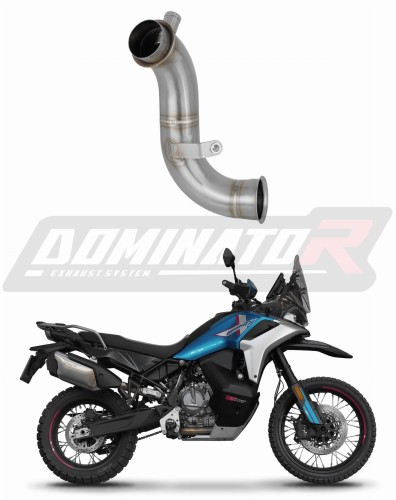DOMINATOR decat középső dob Mid Pipe a CF MOTO 800 MT-X 2025 motorkerékpárhoz