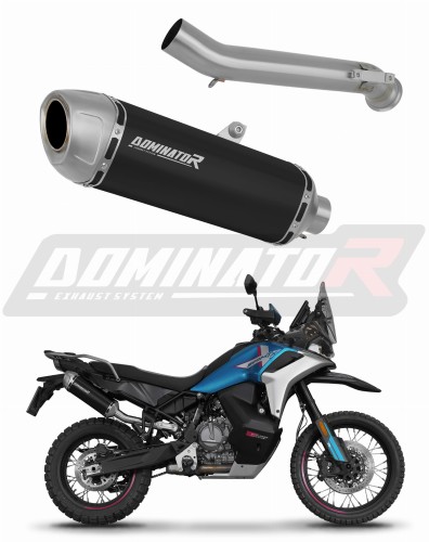 DOMINATOR S6 FEKETE kipufogó dob CF MOTO 800 MT-X 2025 motorkerékpárhoz