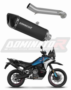 CF MOTO 800 MT-X 2025 kipufogó dob HP6 BLACK + dB killer