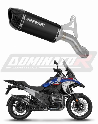 exhaust muffler DOMINATOR HP6 BLACK fits the motorcycle BMW R1300GS 2024   2025