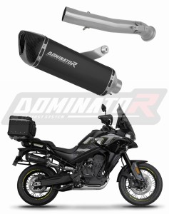 CF MOTO 800 MT 2022 - 2025 Explore / Sport / Touring kipufogó dob HP6 BLACK + dB killer