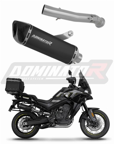 DOMINATOR HP6 FEKETE kipufogó dob a CF MOTO 800 MT 2022 - 2025 motorkerékpárhoz