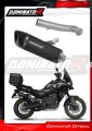 exhaust muffler DOMINATOR HP6 BLACK fits the motorcycle CF MOTO 800 MT 2022   2025 2