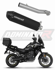 CF MOTO 800 MT 2022 - 2025 Explore / Sport / Touring kipufogó dob MX2 BLACK + dB killer