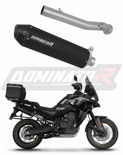 wydech tłumik DOMINATOR MX2 CZARNY pasujący do motocykla CF MOTO 800 MT 2022 - 2025