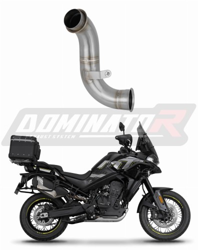 decat mid muffler DOMINATOR Mid Pipe fits to CF MOTO 800 MT 2022  2024