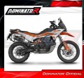 exhaust muffler DOMINATOR S6 BLACK fits the motorcycle KTM 890 Adventure / R 2021   2025 5